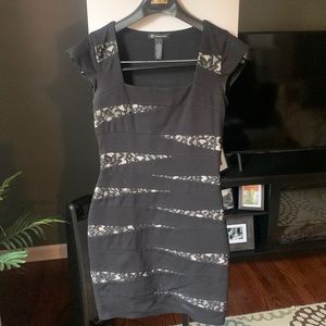 INC black mini dress